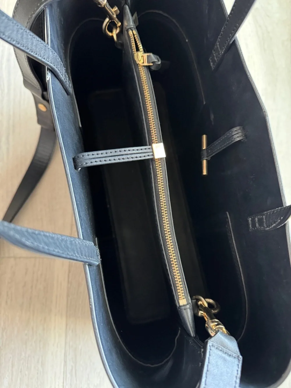 Tory Burch Black Leather Tote